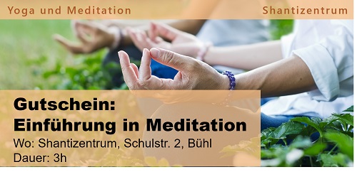 Gutschein - Meditation